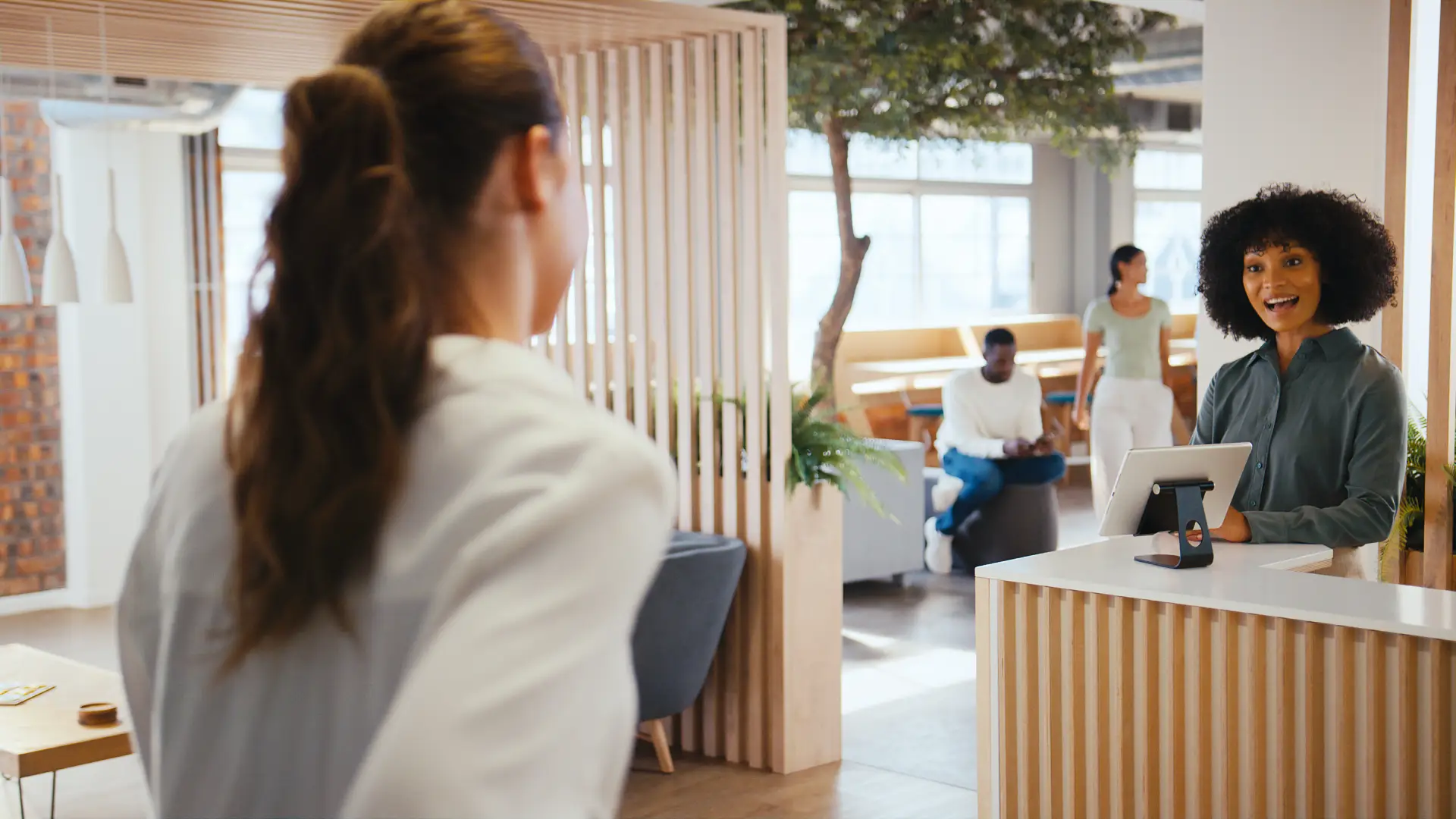 A modern outpatient facility on Long Island, with clients arriving